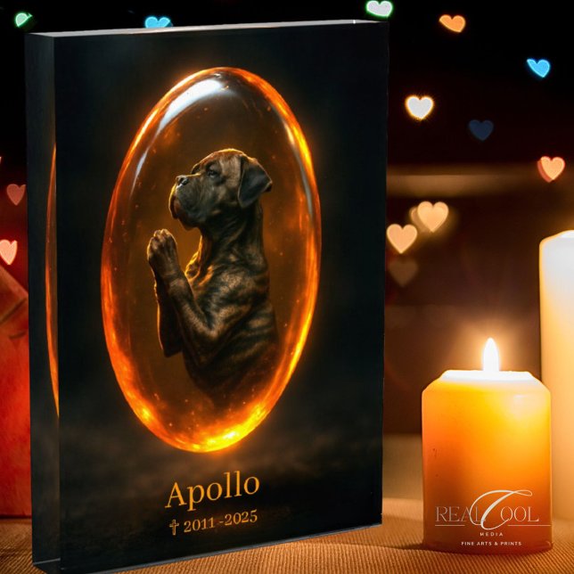 Bloc Photo Dog Memorial  Photo Block - Cane Corso  (Créateur téléchargé)