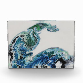 Bloc Photo Dragon in the Waves – Abstract Ocean  Photo Block