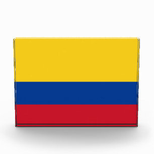 Bloc Photo Drapeau de Colombie