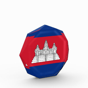 Bloc Photo drapeau du Cambodge