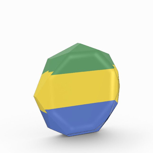 Bloc Photo Drapeau Gabon (Gauche)