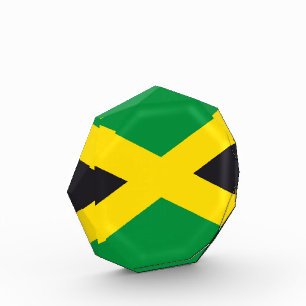 Bloc Photo Drapeau jamaïcain