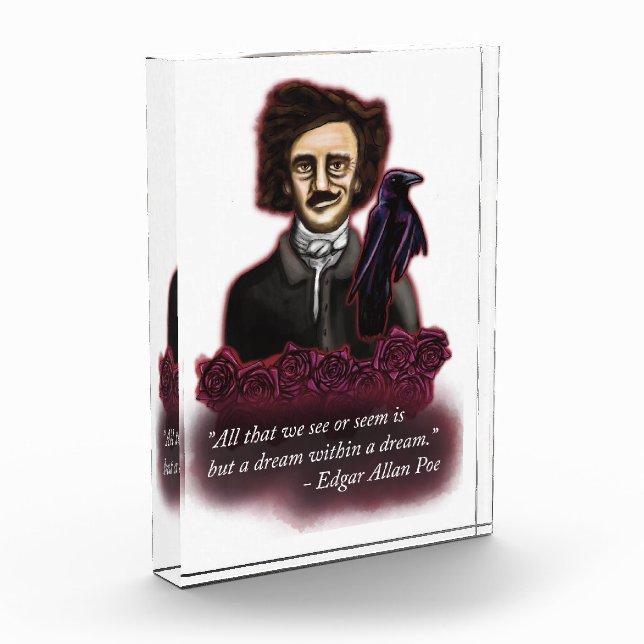 Bloc Photo Edgar Allan Poe, Dark Academia (Gauche)