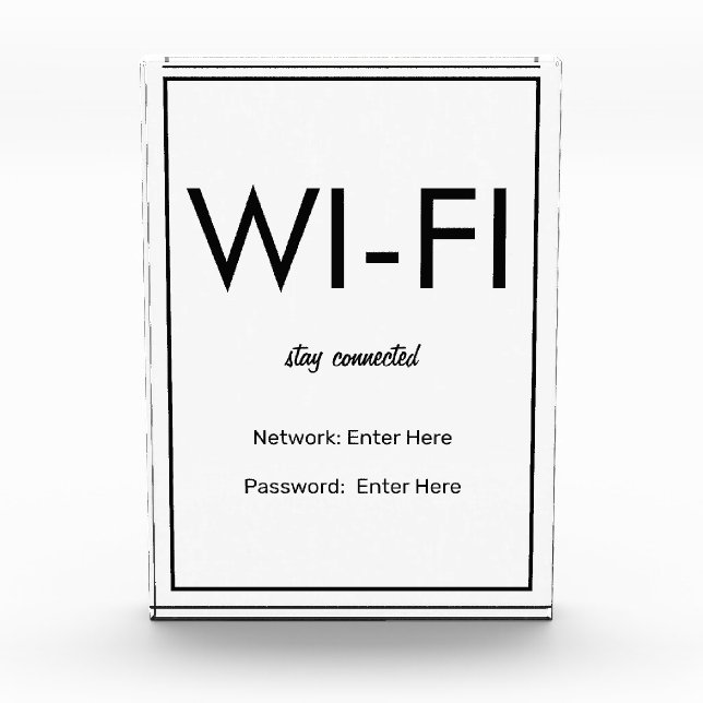 Bloc Photo Édifice moderne de base Wi-Fi blanc (Devant)