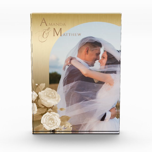 Bloc Photo Elegant Chic Gold Photo (Devant)