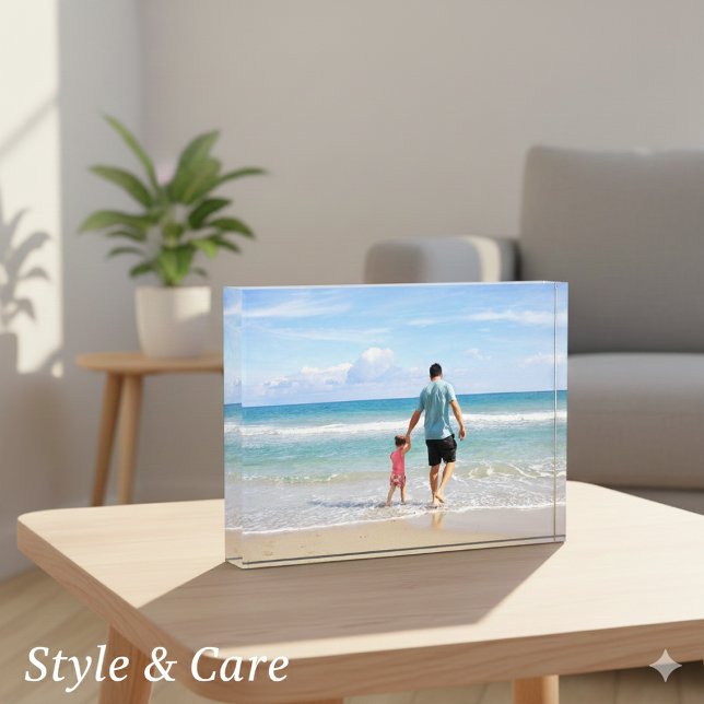Bloc Photo Elegant Personalized Acrylic Photo Plaque (Elegant Personalized Acrylic Photo Plaque)