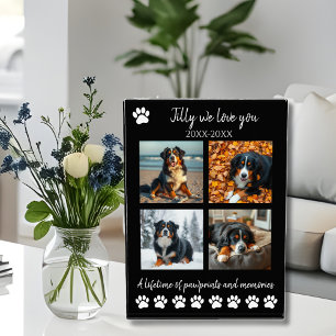 Bloc Photo Empreintes de pattes et souvenirs - Animaux de com