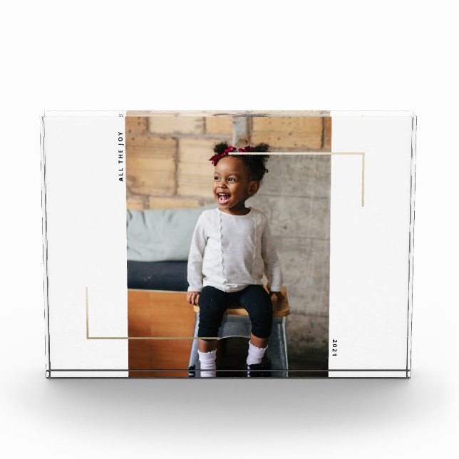 Bloc photo encadré Gold Foil (Devant)