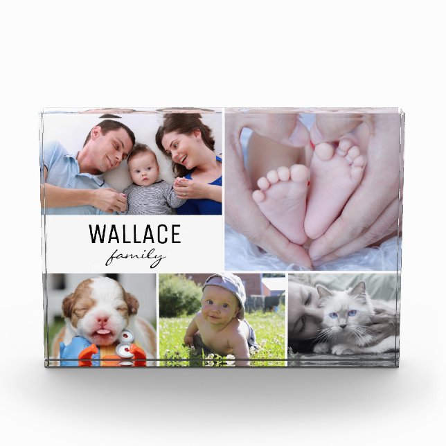 Bloc Photo Famille simple Collage photo multiple multiple mul (Devant)