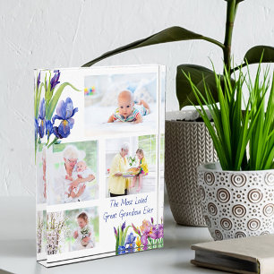 Bloc Photo Fleurs de printemps de grand-mère les plus aimée