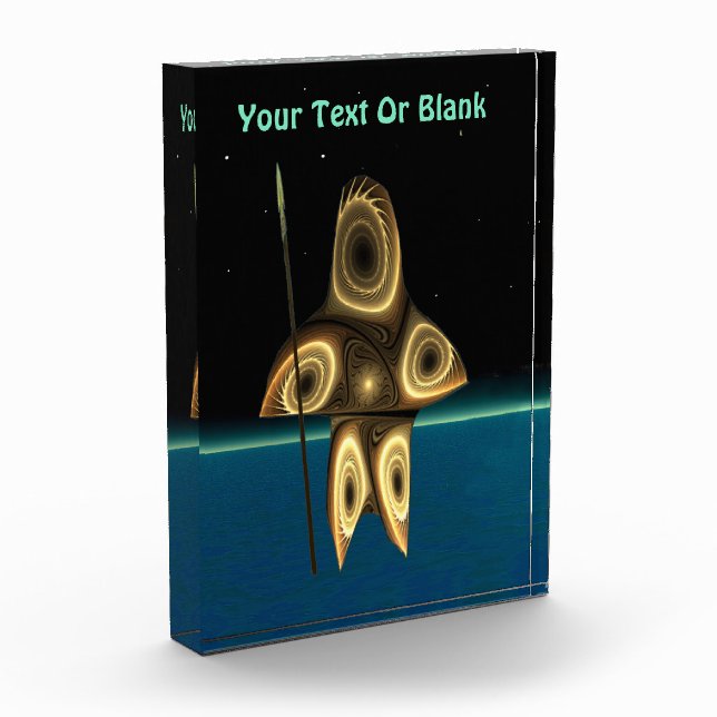 Bloc Photo Fractal Inuit Hunter (Gauche)