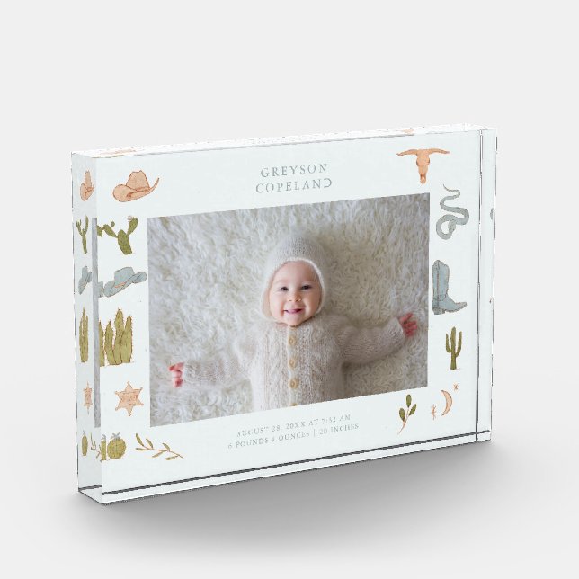 Bloc Photo Garde photo horizontale de Western Cowboy Baby (Gauche)
