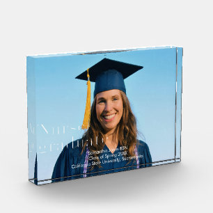 Bloc Photo gardien de diplôme de l'infirmière