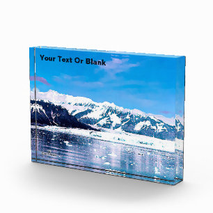 Bloc Photo Glacier Tidewater de l'Alaska