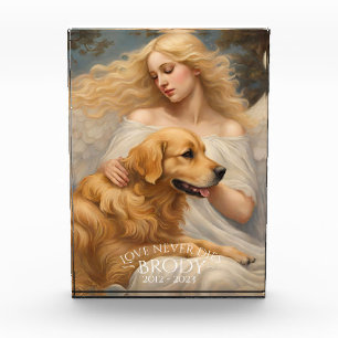 Bloc Photo Golden Retriever Love Never Mores Memorial Photo B
