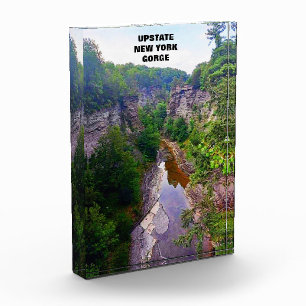 BLOC PHOTO GORGE EN ITHACA NEW YORK "