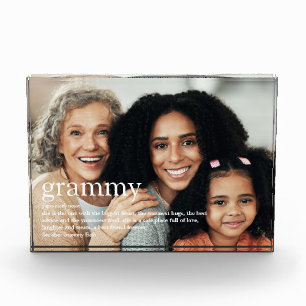 Bloc Photo Grammy Modern Fun Devis Définition Grandma Cadeau