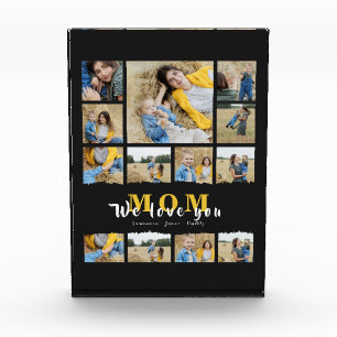 Bloc Photo Grand-mère noire maman photo collage mère cadeau d