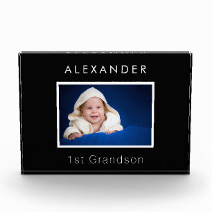 Bloc Photo Grand-parents bébé photo 1er petit-fils noir