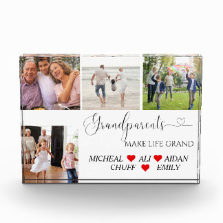 BLOC PHOTO GRANDS-PARENTS FONT VIE GRAND PHOTO COLLAGE