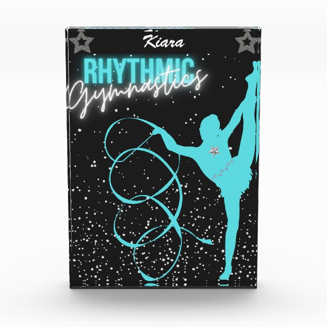 Bloc Photo Gymnastique rythmique Ruban et étoiles (Devant)