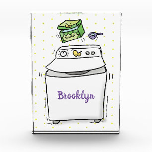 Bloc Photo Illustration de lave-linge mignonne