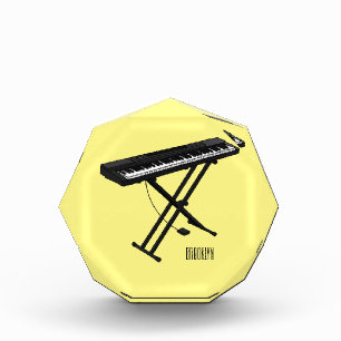 Bloc Photo Illustration de piano clavier