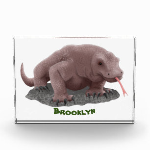Bloc Photo Illustration du dragon de Komodo