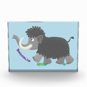 Bloc Photo Illustration d'un mammouth laineux mou