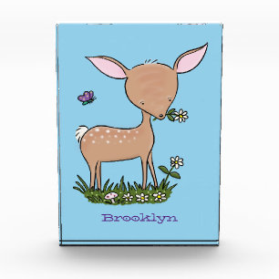 Bloc Photo Illustration d'une jolie dessin de cerf de bébé he