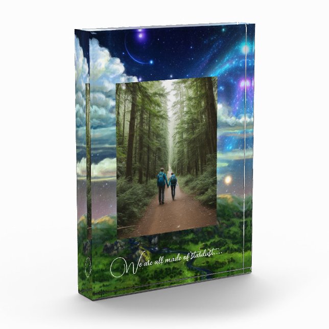 Bloc Photo Imaginaire de galaxie étoilée (Gauche)