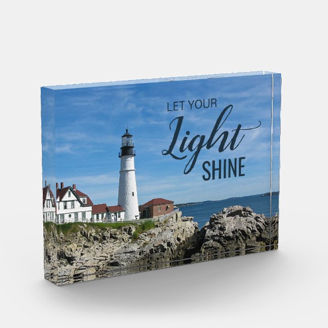 Bloc Photo Inspiration Lighthouse Photo Portland Head Maine (Gauche)