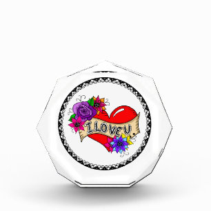Bloc Photo Je T'Aime   Tattoo Heart Art