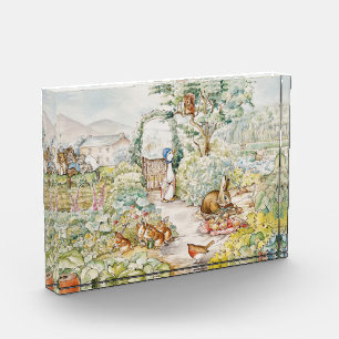 Bloc Photo Jemima Puddle Duck dans le jardin de M. Mc Gregor