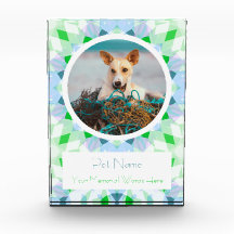 Joli Cadeau Mémorial de Chat Chien de Compagnie Bl