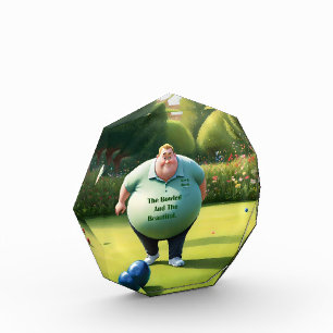 Bloc Photo Jolly Lawn Bowler Man,