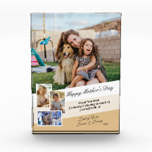 Joyeuse Fête des mères Affichage photo moderne