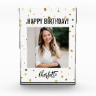 Joyeux Anniversaire | Étoiles Dorées Personnalisée