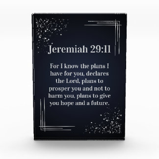 Bloc Photo Keepsake 18th Birthday Bible Verse Photo Block 