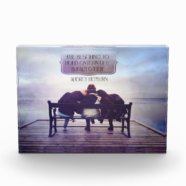 Bloc Photo La Meilleure Chose À Garder Dans La Vie (Devant)