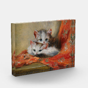 Bloc Photo La peinture Vintage de chats mignons de Meta Plück