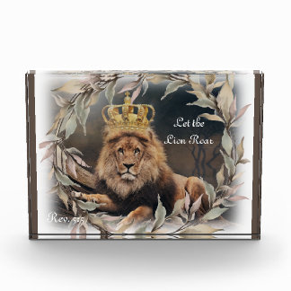 Bloc Photo Laisser le livre photo Lion Roar