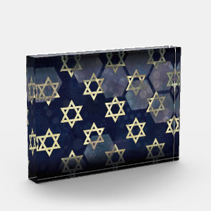 Bloc Photo l'ambiance forte de Hanukkah de SlipperyJoe's étoi