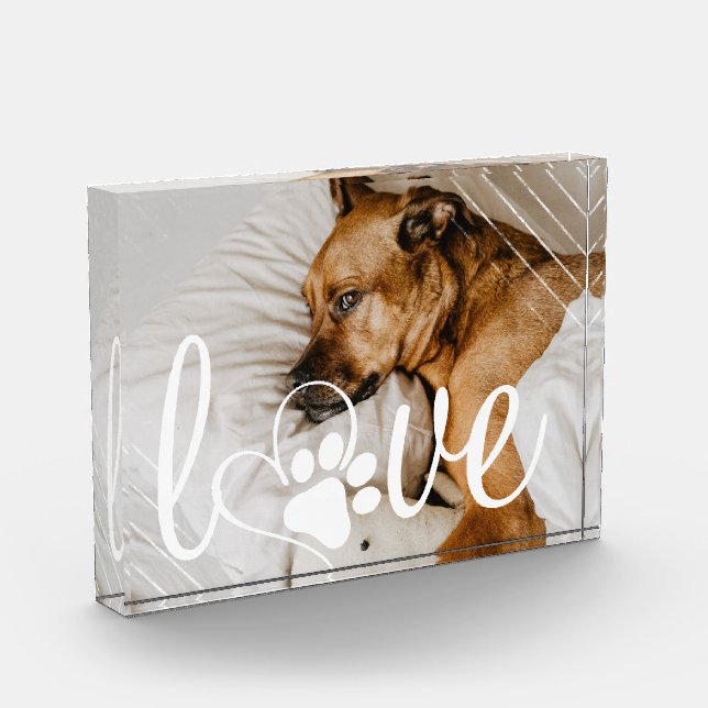 Bloc Photo L'amour de la vie des animaux | Empreinte de patte (Gauche)