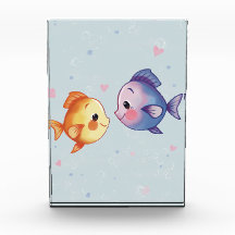 L'amour sous la mer – Joli couple de poissons à l'