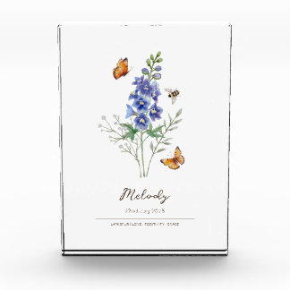 Bloc Photo Larkspur Birth Month Flower