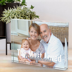 Bloc Photo Les grands-parents les plus aimés du monde Photo 