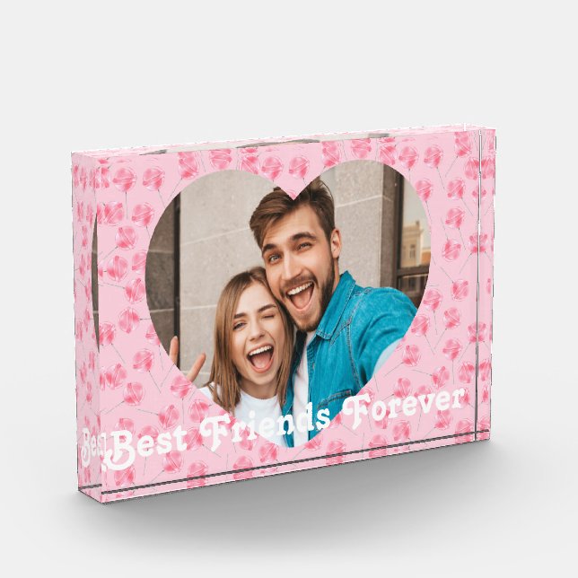 Bloc Photo Les meilleurs amis personnalisés pour toujours (Gauche)
