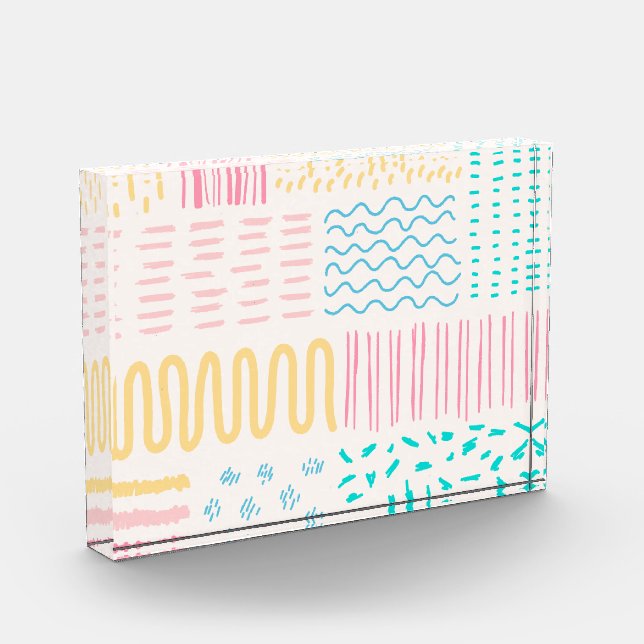 Bloc Photo Lignes motifs (Gauche)