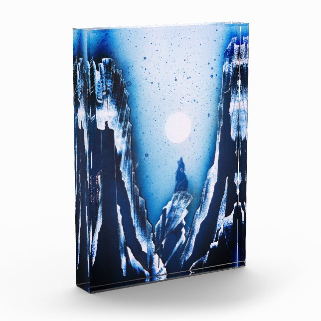 Bloc Photo Loup et Lune (Gauche)